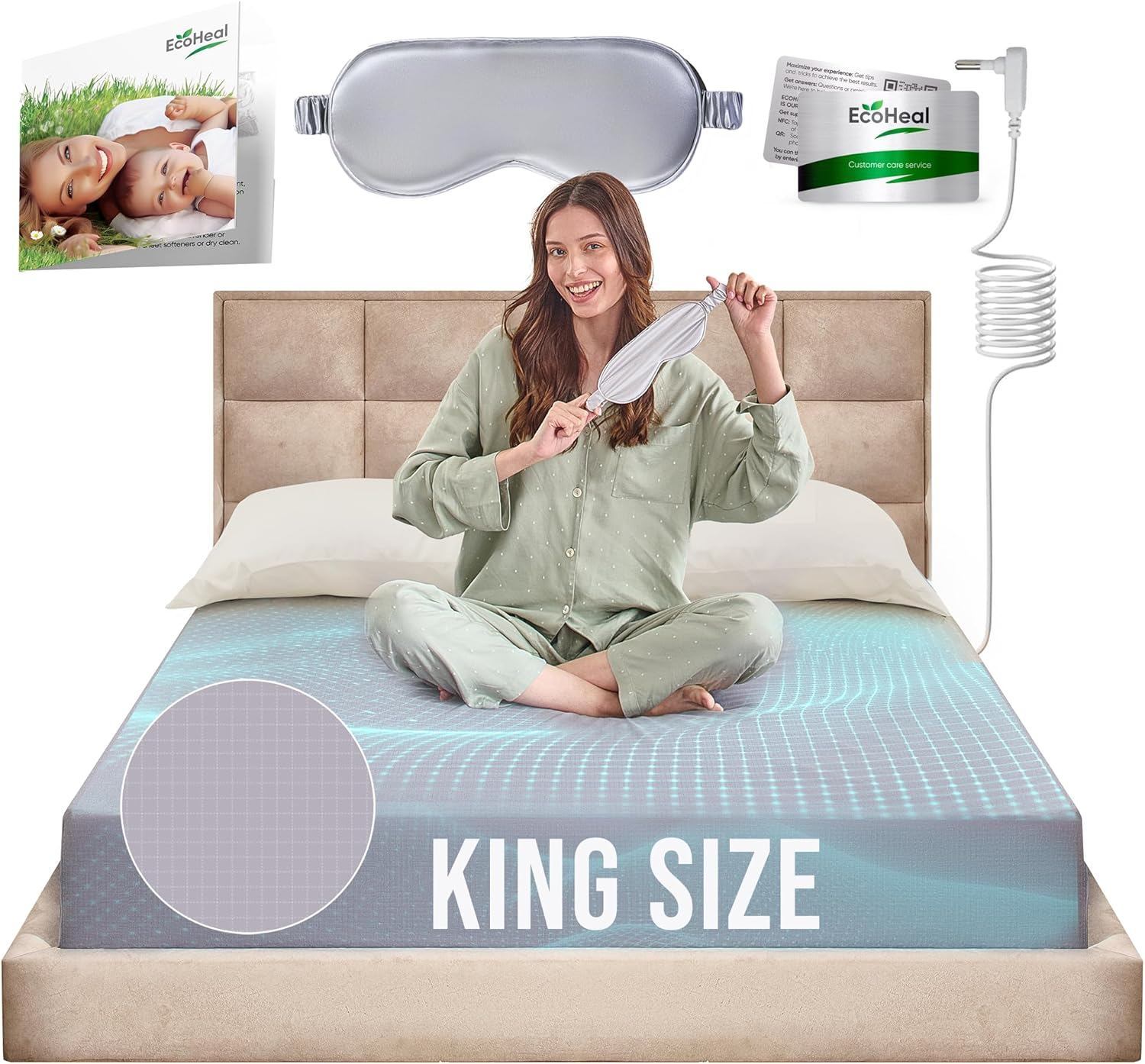 GroundLuxe Organic Cotton Grounding Sheet