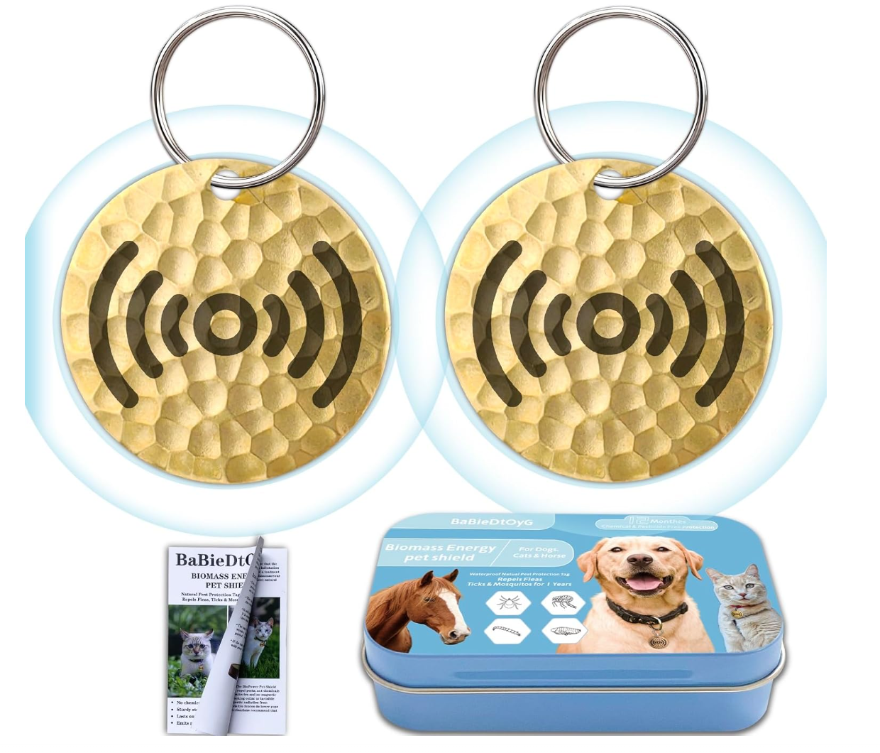 Natural Flea & Tick Repellent Pendant (2-Pack)