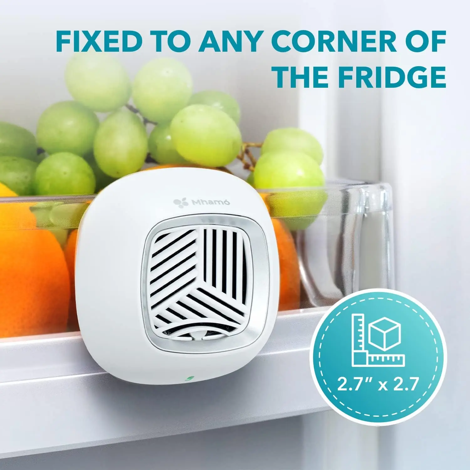 MHAMO USB Rechargeable Fridge Deodorizer