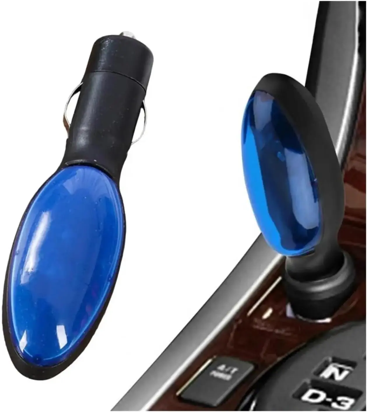 Yingluno Blue Fuel Saver 2pc Cigarette Lighter Plug-In Device