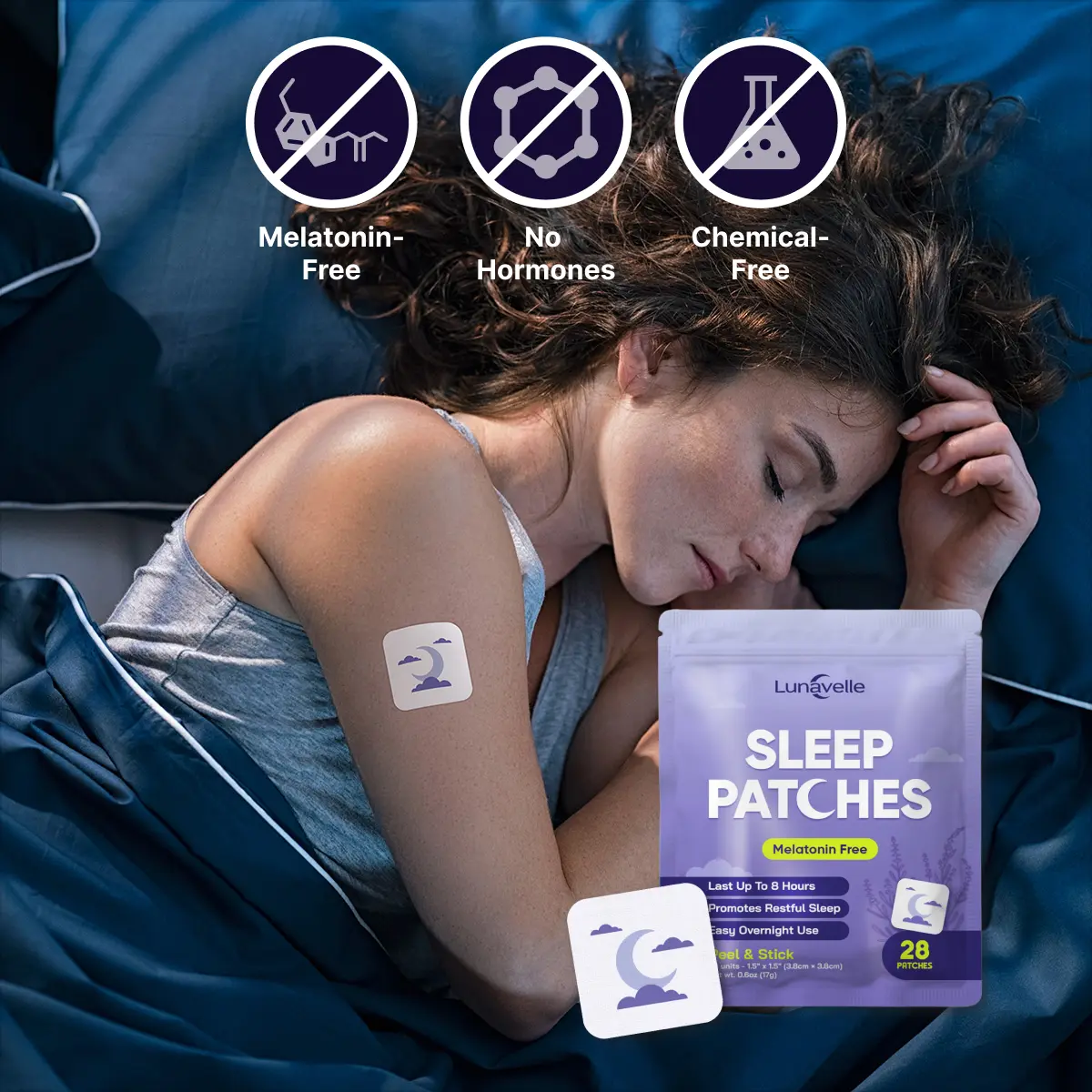 Lunavelle Melatonin-Free Sleep Patches