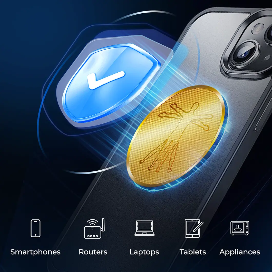 NeuroBlock™ EMF Shields — Advanced Nano-Frequency Protection for Your Family