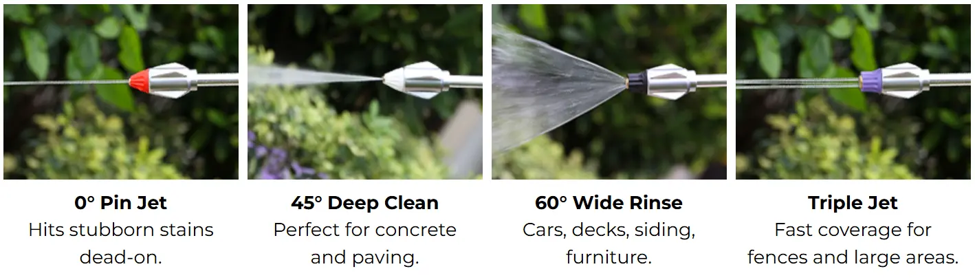 Pocket Hose Arrow 4 precision spray tips