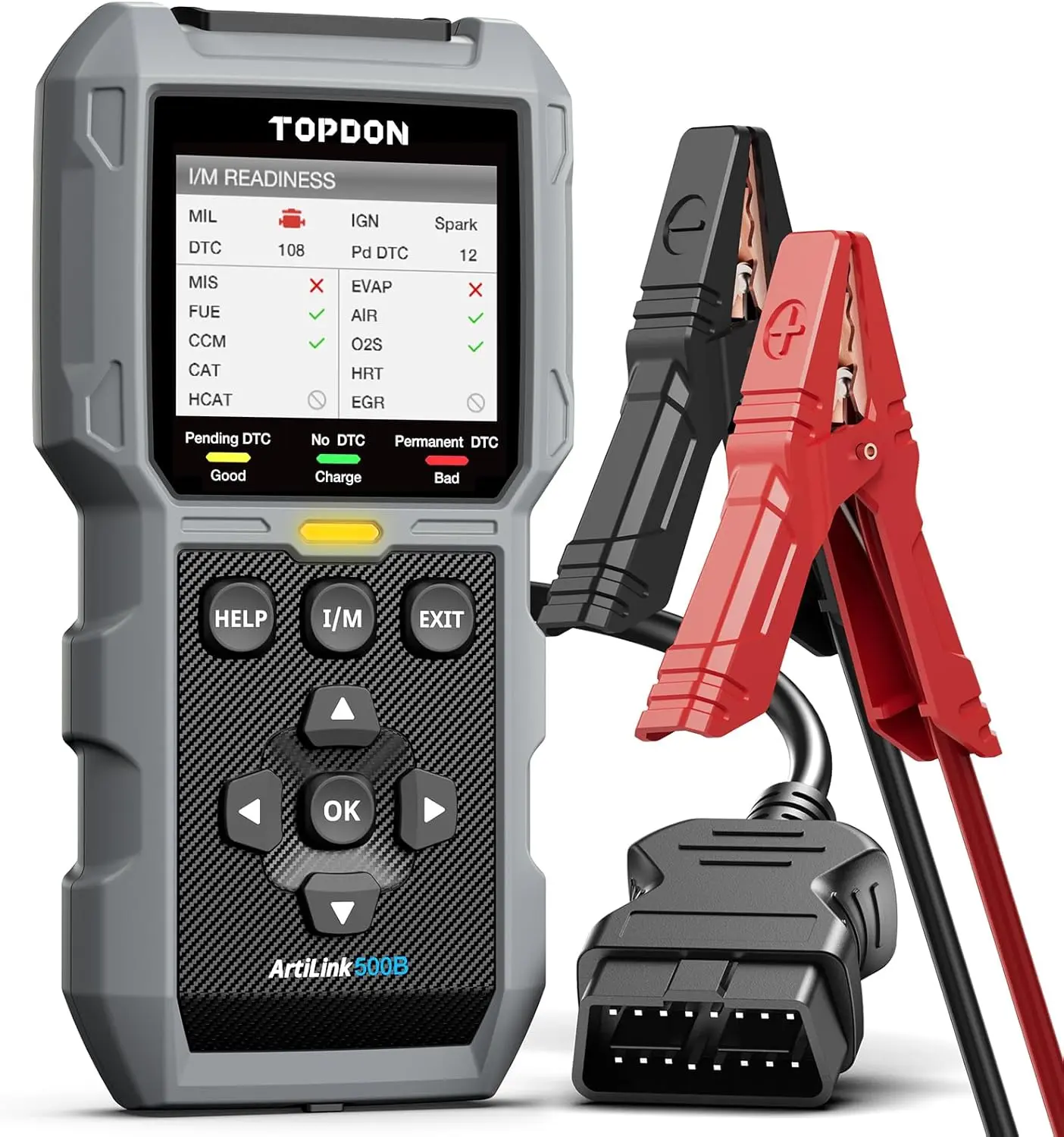 TOPDON AL500B OBD2 Scanner & Battery Tester