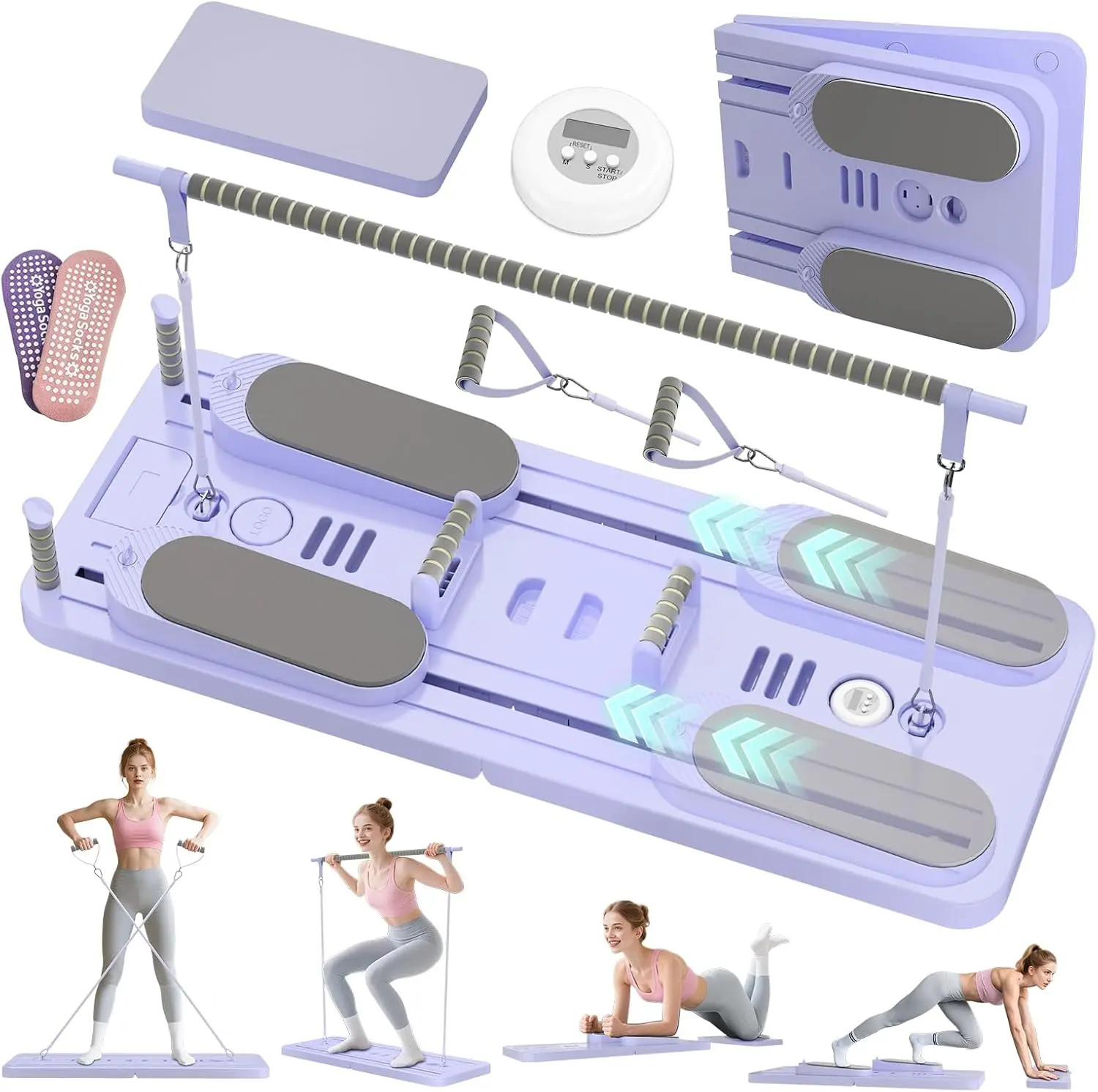 Lazolloa 5-in-1 Pilates Board